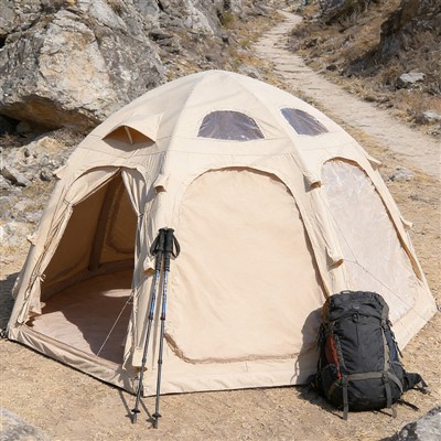 Tente Glamping à Dôme Géodésique